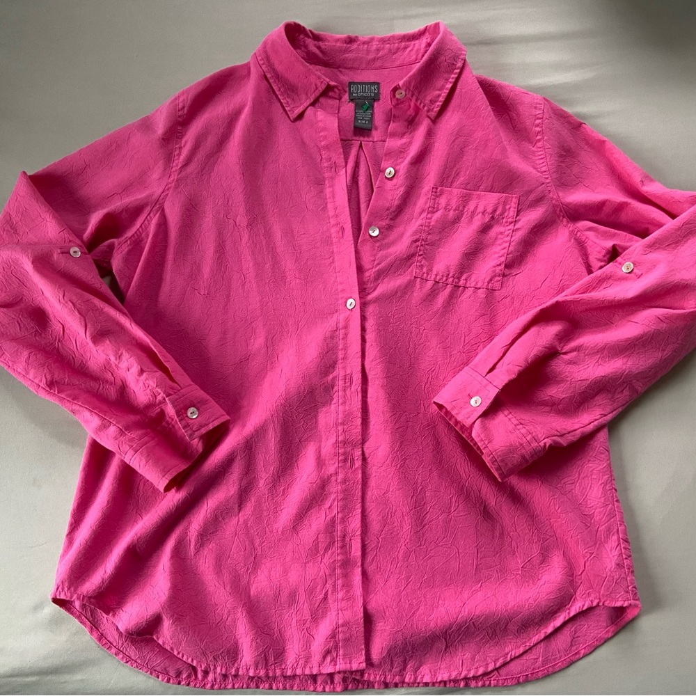 Chico’s Pink Button Up Shirt